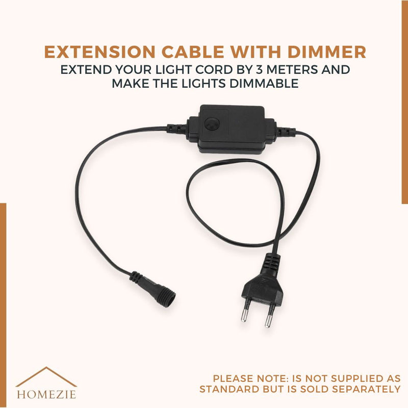 Homezie® Light String | RGB | LED Bulbs | Waterproof | 13 Meters with 20 LED Bulbs
