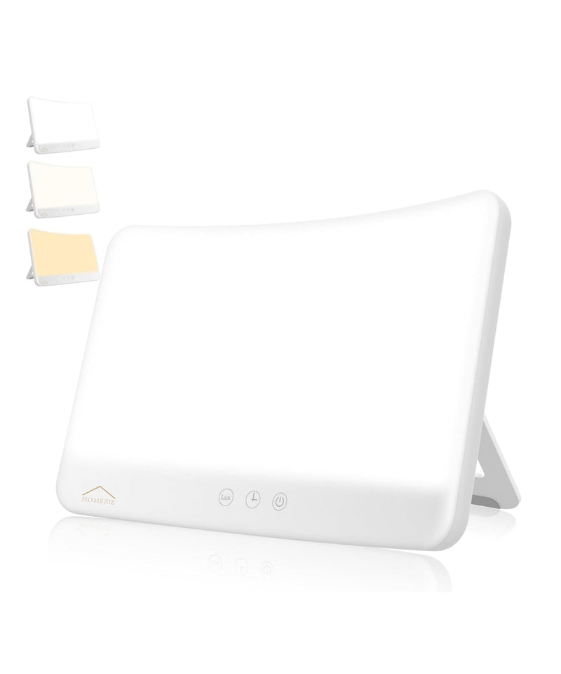 Homezie® Daylight lamp | Built-in timer | 10,000 lux | Light therapy lamp | 3 color options