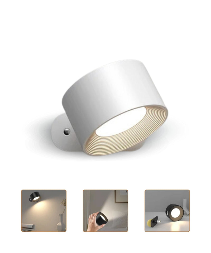 Homezie Wall Lamp | 3 Color Temperatures | Touch Control | Adjustable Brightness | USB Rechargeable