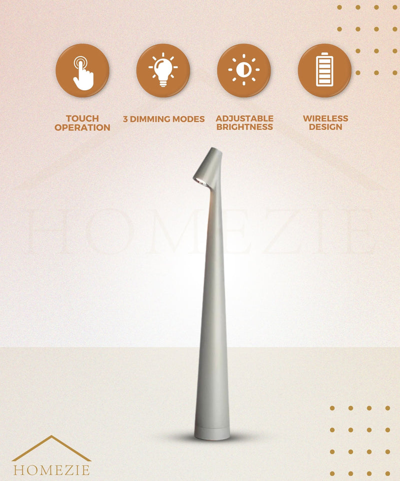 Homezie StandGlow | Floor Table Lamp | Unique Design | Long Battery Life | Night Light | Wireless Lamp