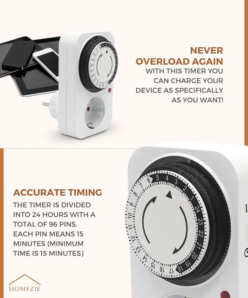 Homezie Timer - Save on your energy bill!