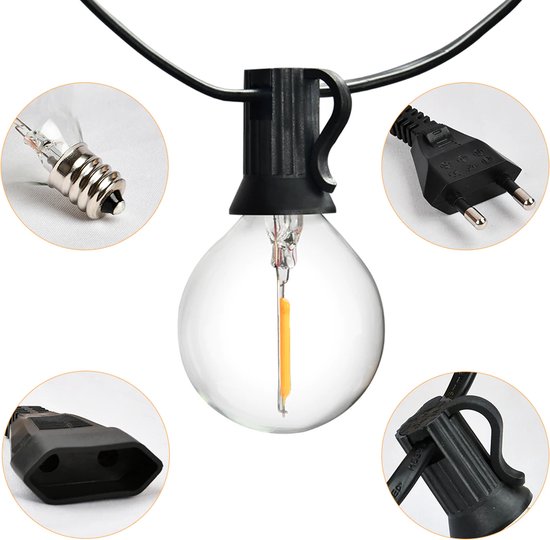 6 Spare bulbs for Homezie Light Cord
