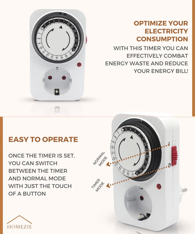 Homezie Timer - Save on your energy bill!