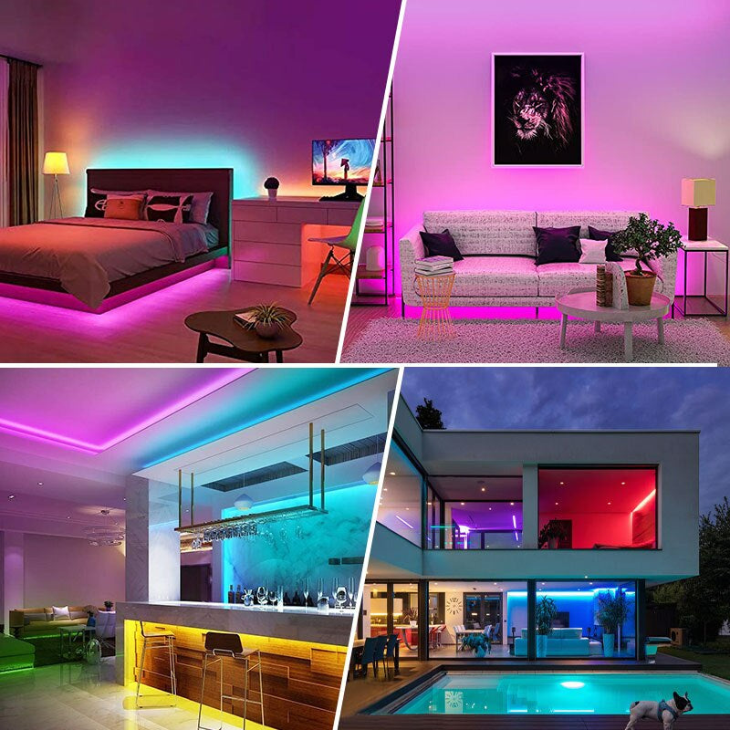 Homezie® LED strips | 10 meters | With app and remote control | LED lighting