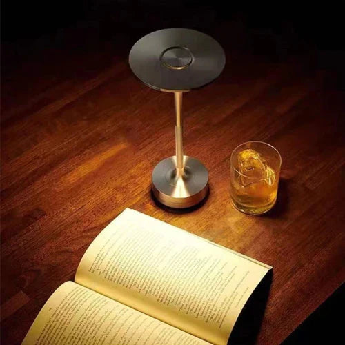 Homezie LuxeTouch | Wireless Table Lamp | USB Rechargeable | With Touch Control | Dining Table Lamp | Ambient Lighting