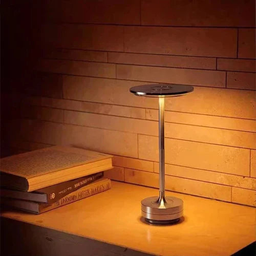 Homezie LuxeTouch | Wireless Table Lamp | USB Rechargeable | With Touch Control | Dining Table Lamp | Ambient Lighting